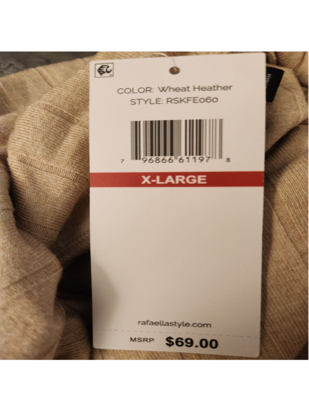 Rafella Beige Ribbed Cowl Neck Top - Picture 6 of 8